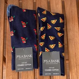NWT men’s JoS. A. Banks socks - 2 pair! 8-12